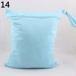 Новая мода Водонепроницаемый многоразовые застежки-молнии Мокрый Сухой Детские Пеленки Мумия практичная сумка