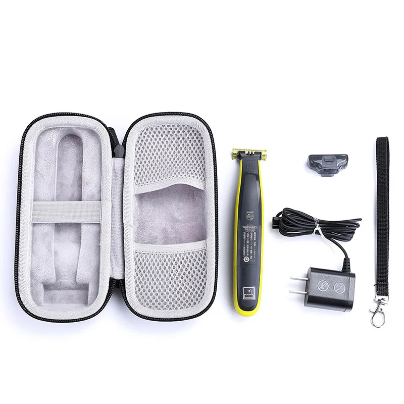 

Portable Hard Shaver Storage Case Waterproof Storage Organizer for Philips OneBlade YU-Home