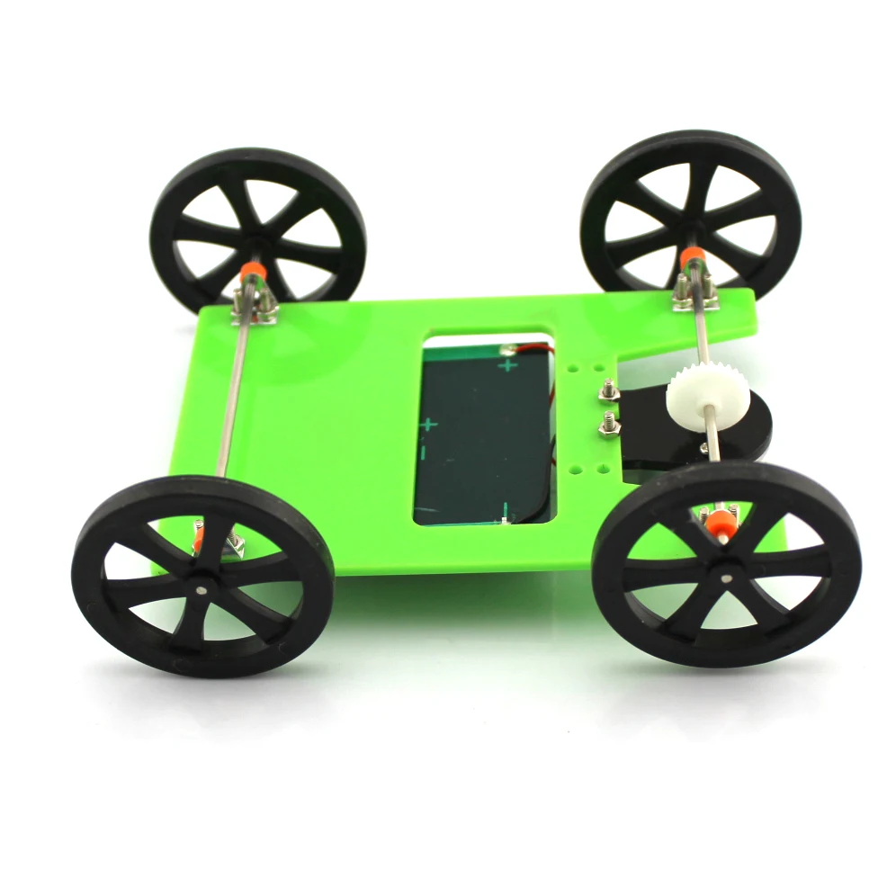 Koop 2017 Cool Mini Zonne energie Speelgoed DIY Auto Model Kit Kinderen Educatief Hobby Gadget Monteren Materiaal Building Voor Kids Gift