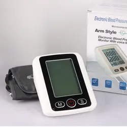 Автоматический цифровой монитор артериального давления пульсометр для измерения пульса sphingomanometer