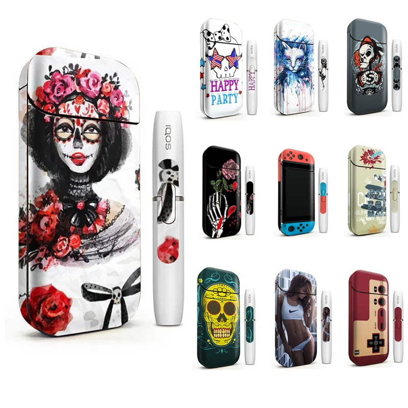 

Magic Shark Stereo Game Sexy Lady Cat Film Sticker for IQOS 2.4 Plus Sticker Case for IQOS 2.4p E Cigarette