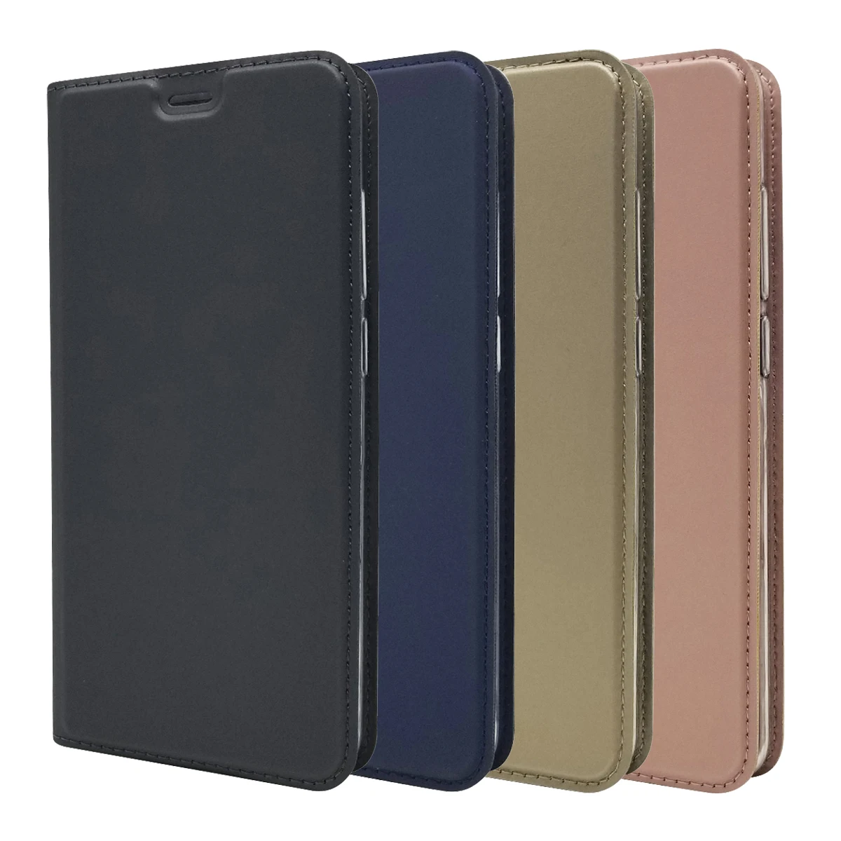 

Ultra-thin Matte Cover Case for Xiaomi Redmi 5 / 5 Plus Case with Magnetic adsorption function Card Holder business Case