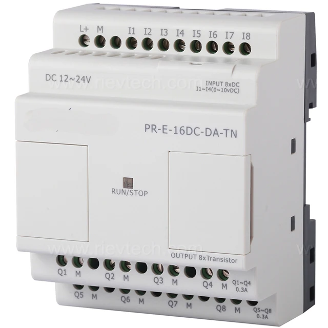PR-E-16DC-DA-TNexpansion module Programmable logic controllersmart relayDC12V – DC24V4 DI / AI+4 DI8 Transistors（PNP