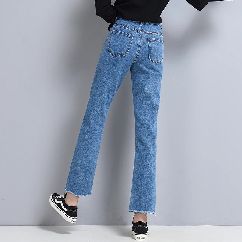 Acquisto \u003ejeans caviglia larga Grande vendita - OFF 70%