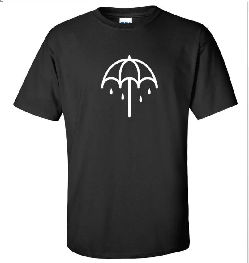 

2019 Cool Bring Me The Horizon Umbrella Logo Rock Band Men'S Black T-Shirt Size S-5Xl Tee Hoodie