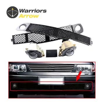 

5Pcs Set 3B0941699 3B0941700 For VW 1997-2000 Passat B5 x5 Set Front Fog Light Lamp Bumper Grille Left Middle Right Trim Cover