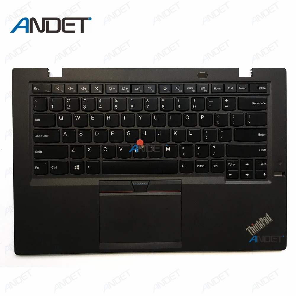 

For Lenovo ThinkPad X1 Carbon Gen 3rd 20BS 20BT Palmrest Upper Case Cover + US Backlit Keyboard 00HN945 00HT300