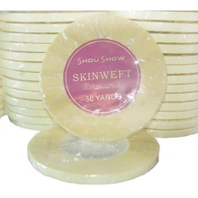 Удерживайте 4 месяца показать кожу уток лента 36 ярдов долгое время водонепроницаемая лента супер качество синий ленточное наращивание волос лента