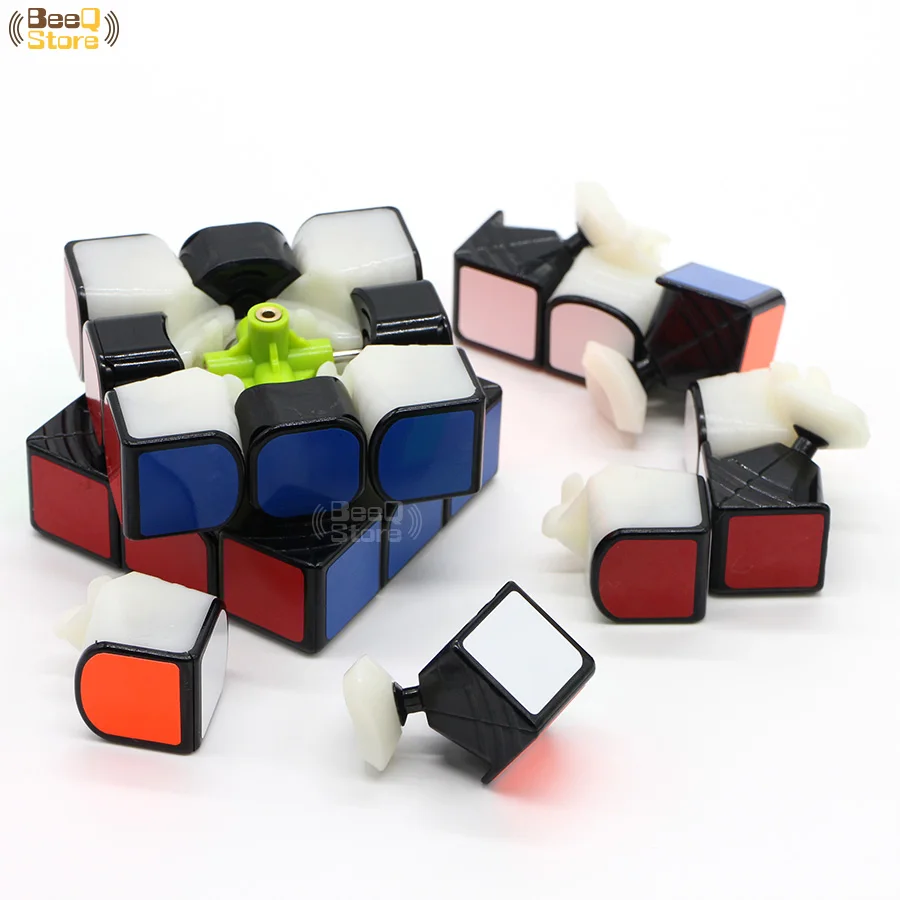 Qiyi mofangge Valk3 power M магический куб скорость 3x3x3 Магнитный куб 3x3 magico Cubo черный Stickerless игра головоломка игрушки с магнитами