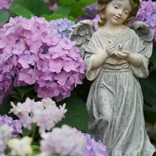 Vintage Resin Angel Garden Decoration Handmade