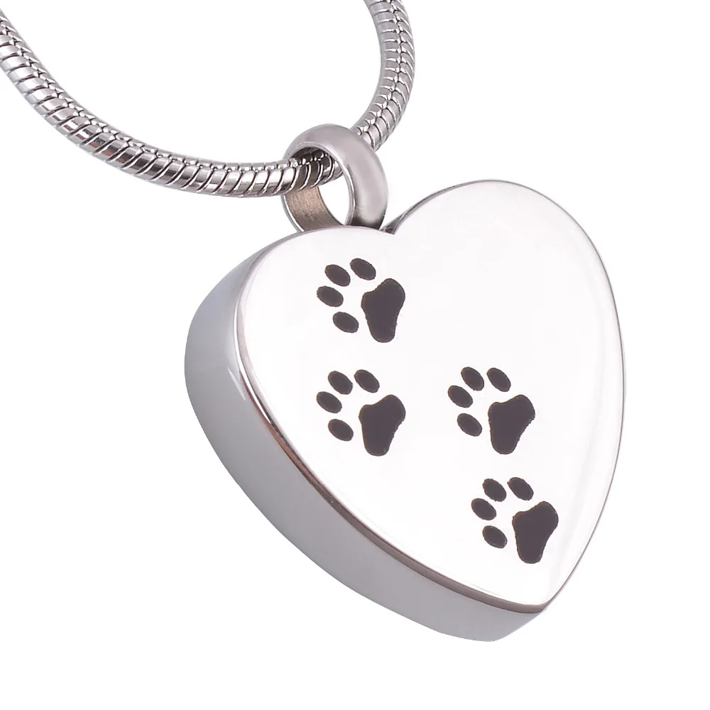 

Free Engraving Locket Screw Cremation Pendant Necklace For Memory Pet Dogs or Cat Stainless Steel Cremation Pendant-Personalized