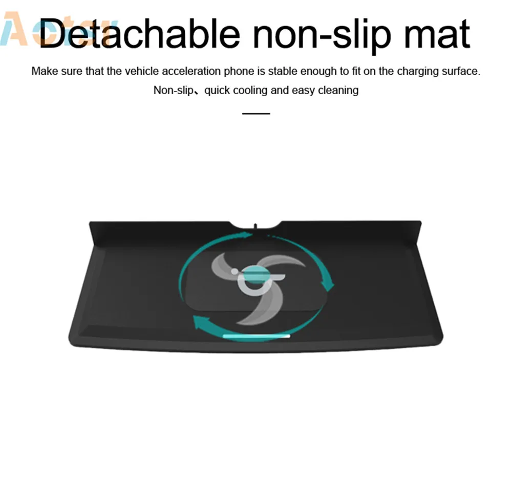 Discount QI car wireless charger for Ford Range Rover Sport 2014 - 2017 Intelligent Fast Wireless Charging Car Phone Holder for iphone 3
