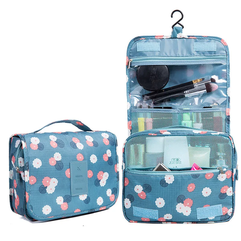 High Quality Women Toiletry Organizer Cosmetic Bag Hanging Casual Wash