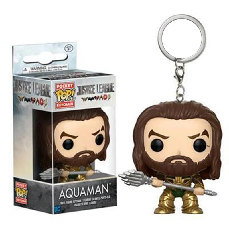 

FUNKO POP Pocket Pop Keychain AQUAMAN Action Figure Collection Model Toy Gift