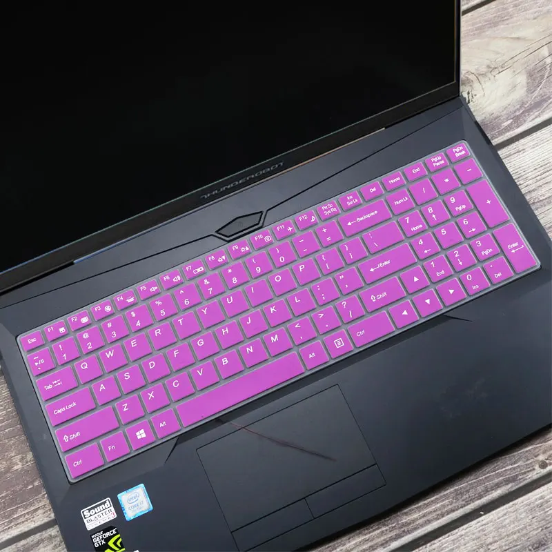 Чехол для клавиатуры ноутбука MACHENIKE T58 tix T58-T1/T58-T3 MECHREVO Z1 Terrans Force T700 Terrans Force T700 - Цвет: purple