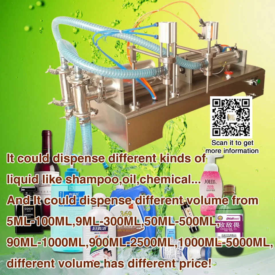 bottle filling machine liquid filling machines 2 nozzles 8