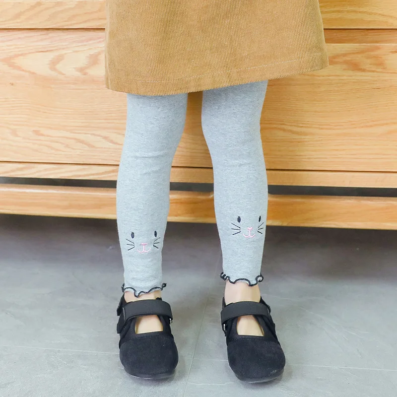 

girls cartoon leggings children's cotton pencil pants leggings