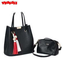 YMWEI 2016 new fashionable ladies’ bag pu leather bucket bag handbag shoulder aslant bags wholesale