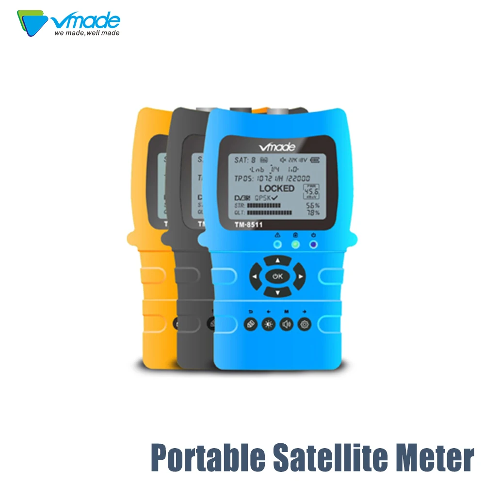 Vmade Satlink-TM-8511 Satellite Finder изысканный внешний вид для HD четкости цифровой спутниковый DVB-S/S2 поиск спутникового сигнала