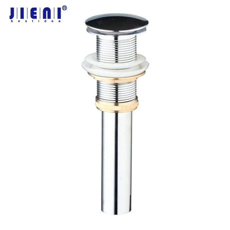 Buy Polished Chrome Pop Up W/O Overflow Drain Bathroom