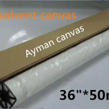 3"* 50 м полиэстер для широкоформатной печати Художественная ткань, набивка ткани холст в рулоне