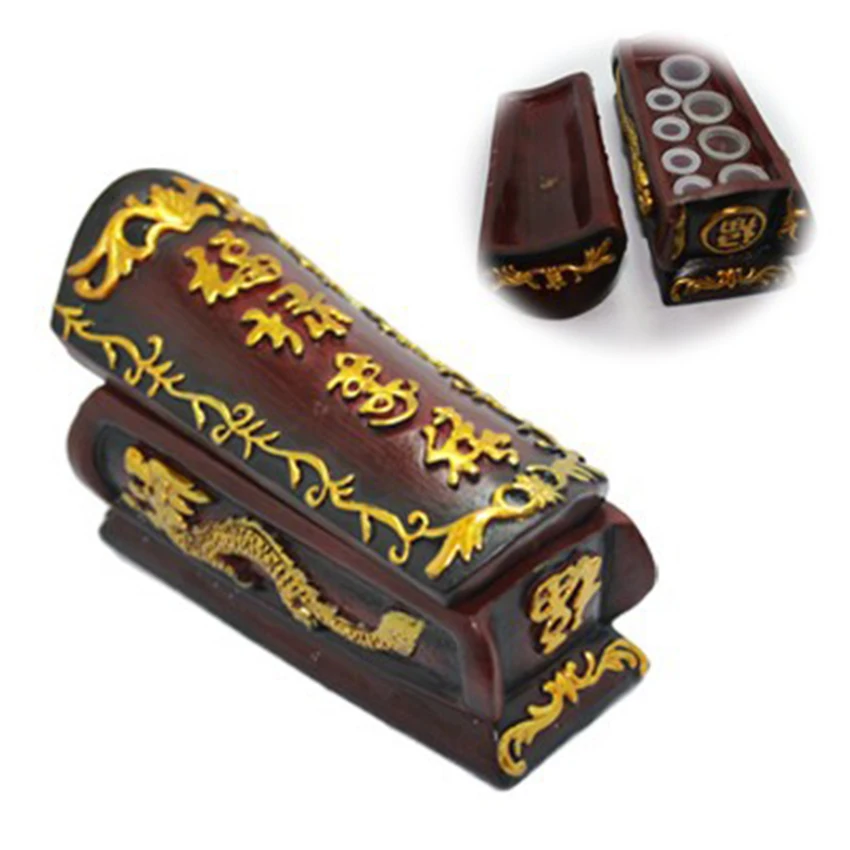 

Pro Chinese Dragon Design Coffin Tattoo Ink Cup Cap Holder Kit Supply Tattoo Permanent Makeup Accessories maquillage
