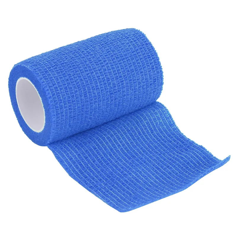4,5 м x 7,5 см самоклеящийся эластичный бинт обертывания эластичная клейкая лента для первой помощи - Цвет: blue