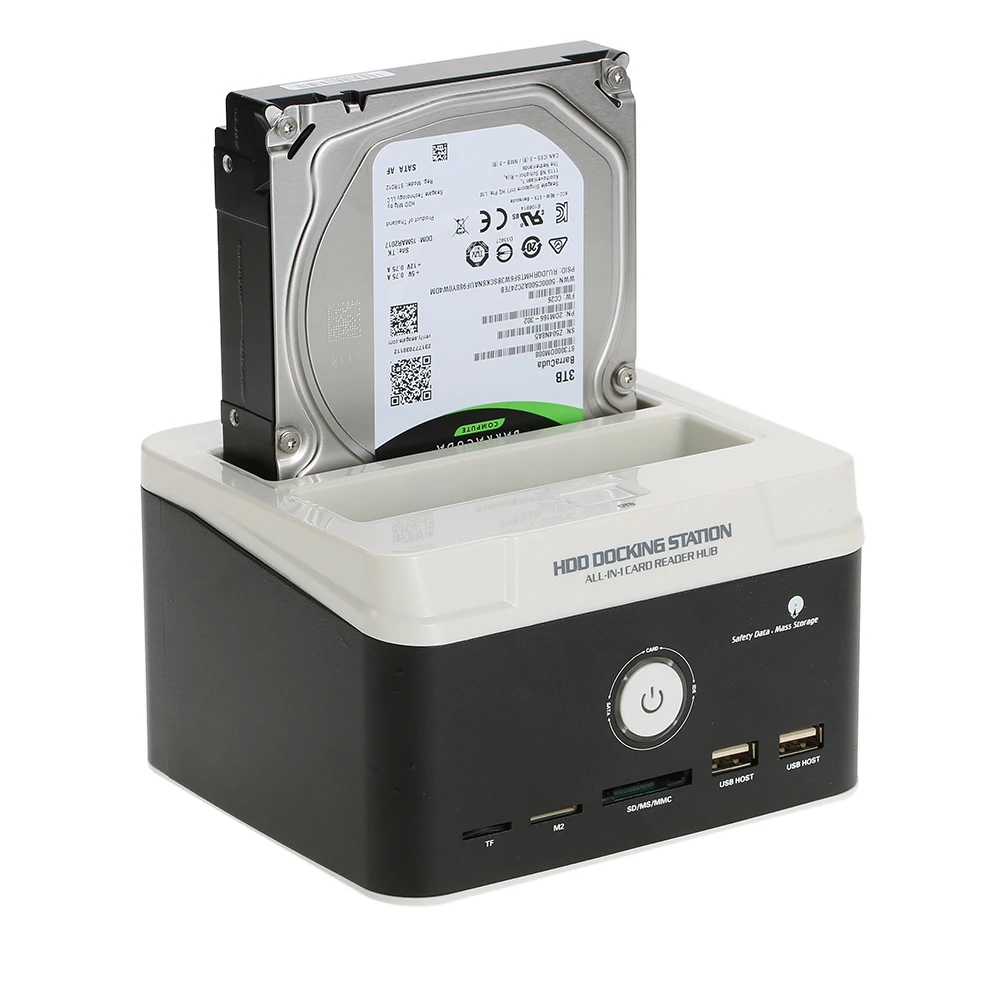 До 4 ТБ Многофункциональный 2," /3,5" USB 2,0 на SATA IDE Внешний жесткий диск Док-станция для чтения карт USB 2,0 концентратор с OTB