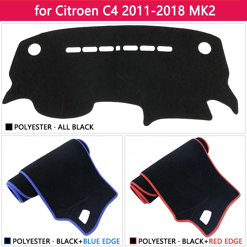 Для Citroen C4 MK2 2011 2012 2013 анти-скольжения мат коврик на приборную панель Зонт приборной аксессуары купе