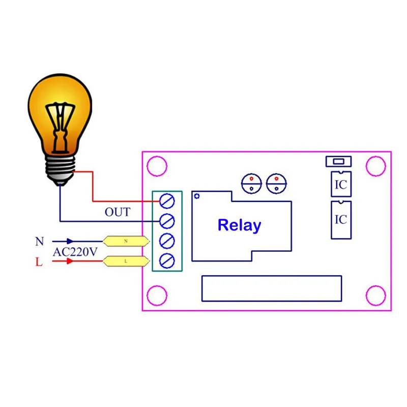 Tiao guang диммер схема подключения