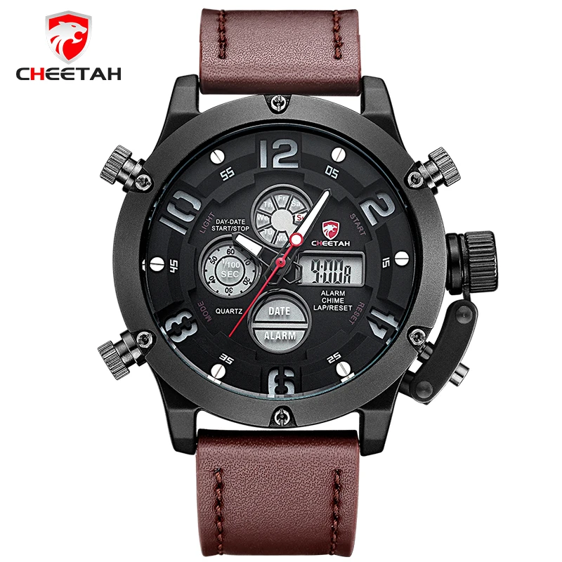 2017 New CHEETAH Brand Watch Men Military Sport Wrist watch Waterproof