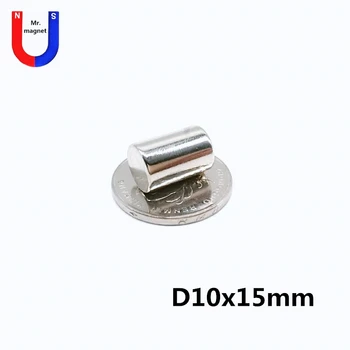 

30pcs 10mm x 15mm magnet D10x15 NdFeB Magnet 10x15 Neodymium magnet D10*15mm, 10*15 rare earth magnet 10x15mm
