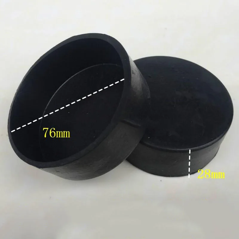 

outside 76mm tube soft rubber sleeve foot cover pipe plug x10