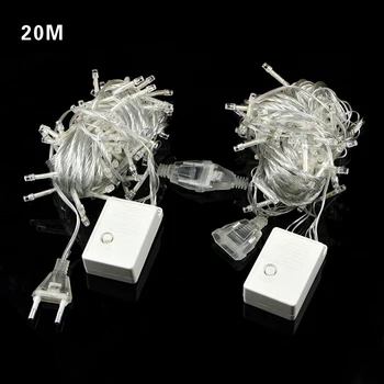 

20m 30m 10m garland luces led decoracion christmas lights outdoor decorative lights led string New Year street garland EU 220V