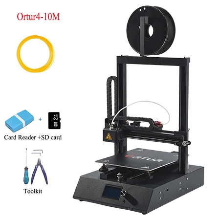 Ortur-4 i3 3D-принтеры игрушечный самосвал 3D-принтеры более высокой точности impressora 3d для Плавная абляция - Цвет: Ortur4-10m