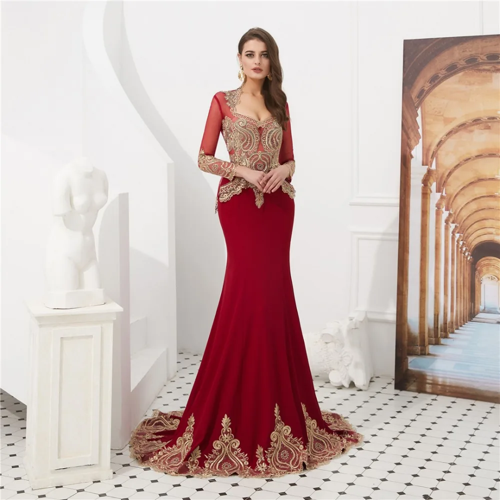 High-end платье для банкета, вечеринки пикантные Для женщин шаль, длинный рукав, кружевное платье с v-образным вырезом; с вышивкой в стиле знаменитостей тела con длинные платья с принтом для девочек;