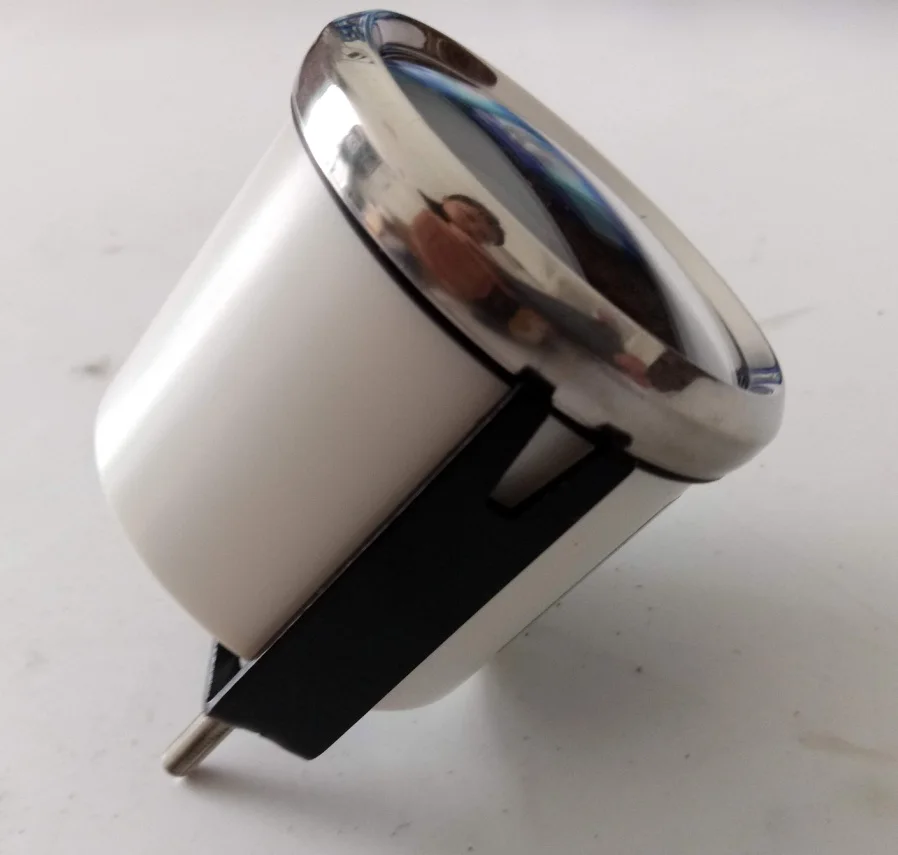Судовой лодочный прибор измерения продольного наклона 167-10OHM 9-32 V 52mm 316L хром безель с черным циферблатом 800-00099