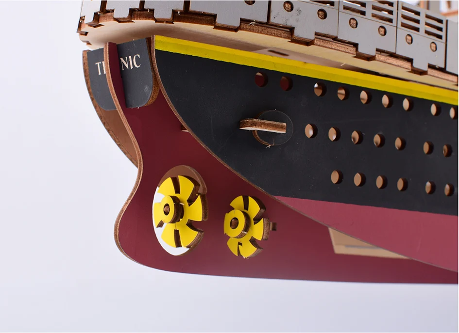 Титаник деревянный корабль 3D модель DIY игрушки детские развивающие игрушки maquette bateau bois giocattoli maket игрушки для взрослых