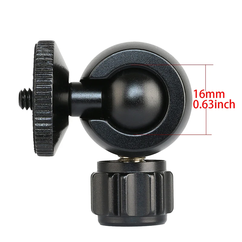 Ulanzi U-10 CNC Metal Mini Tripod Ball Head Ballhead w 1/4\