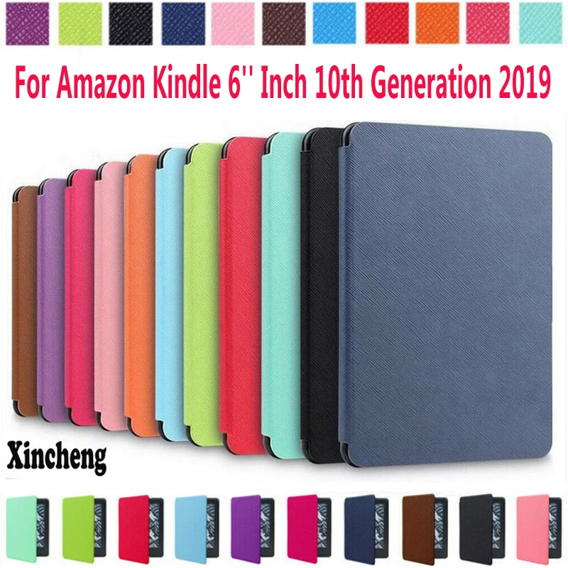 

for Amazon Kindle Paperwhite 4 10th 2019 658 J9G29R Protective PU Leather Case Smart Shockproof Cover Travel portable