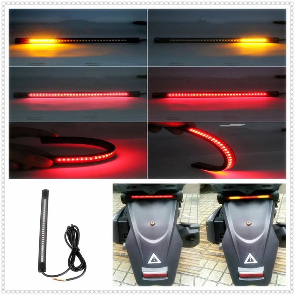 

Motorcycle Strip LED Tail Brake Stop Turn Signal Light for Ducati Scrambler 748 900SS 916 Diavel CaRbon XDiavel S