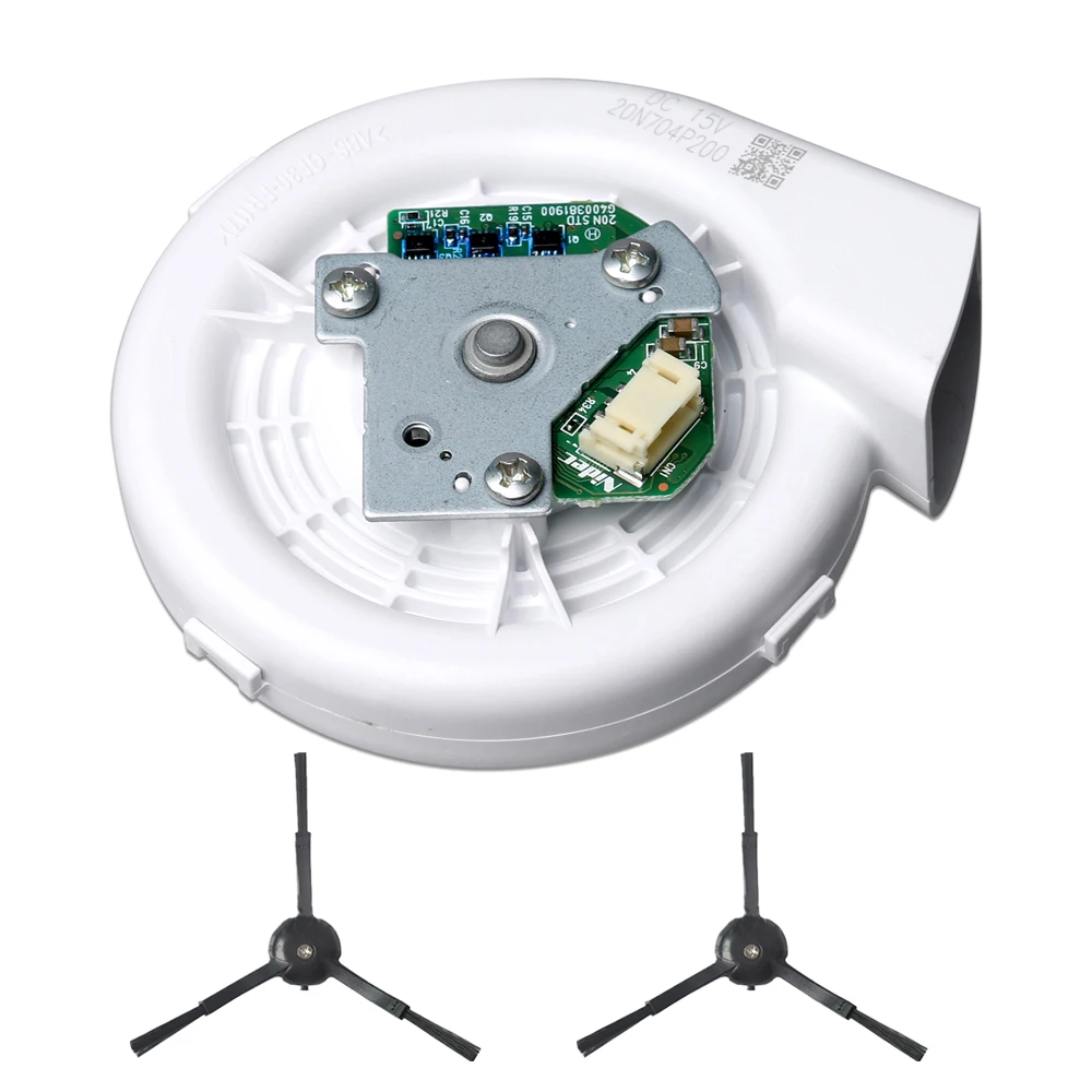 

Original Engine ventilator fan motor for Xiaomi Roborock S50 S51 S55 Vacuum Cleaner 2nd Gen with 2pcs Side Brushes Accessories