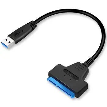 

New USB 3.0 SATA 3 Cable Sata to USB Adapter Up to 6 Gbps Support 2.5 Inches External SSD HDD Hard Drive 22 Pin Sata III Cable