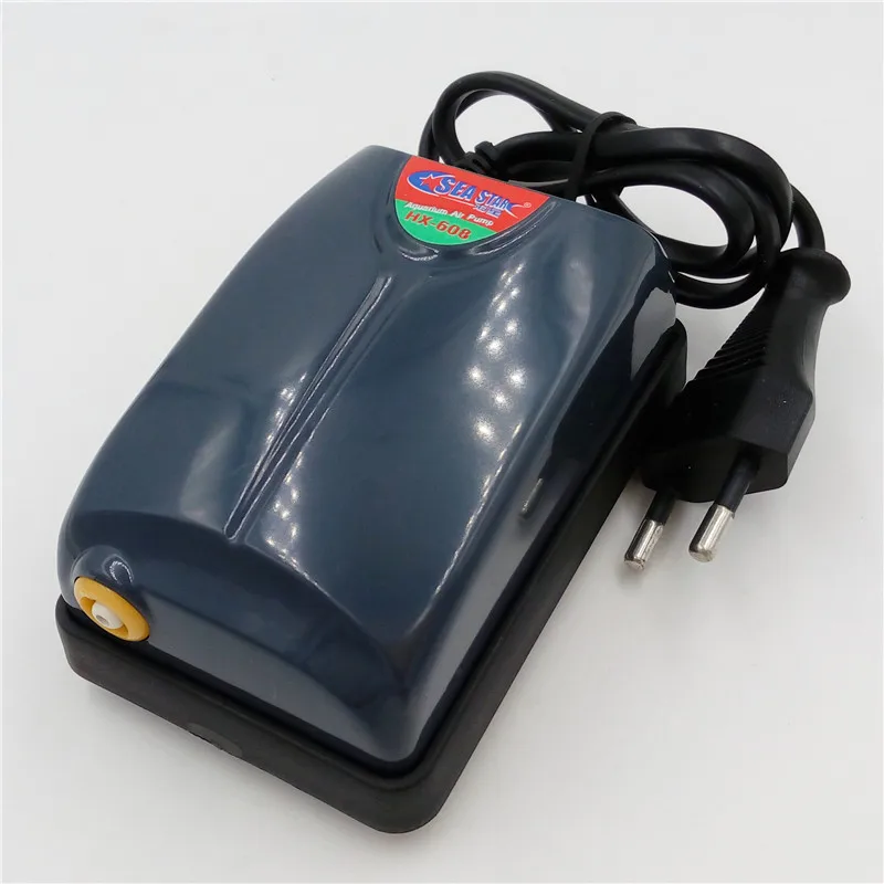 

220-240V 3.2W Ultra Quiet Single Outlet Air Pump Aquarium Air Pump Fish Tank Oxygen Air Pump Aquarium Oxygen Aerator EU Plug