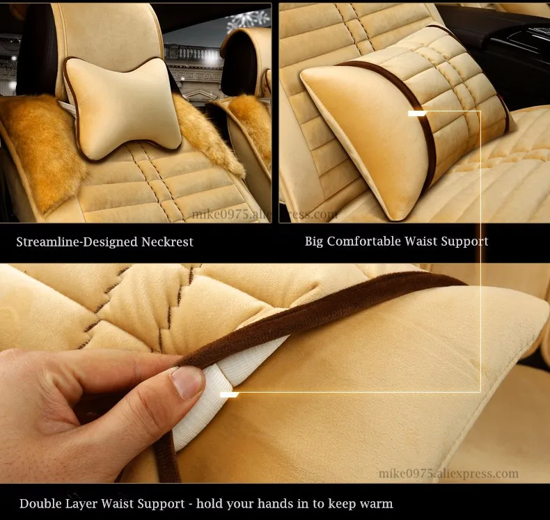 warm winter down cotton seat covers d27