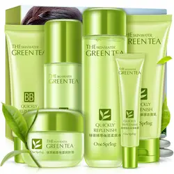 OneSping зеленый чай эссенция увлажняющий подарок 6 уход за кожей набор нежный увлажняющий уход за лицом Косметика Уход за кожей