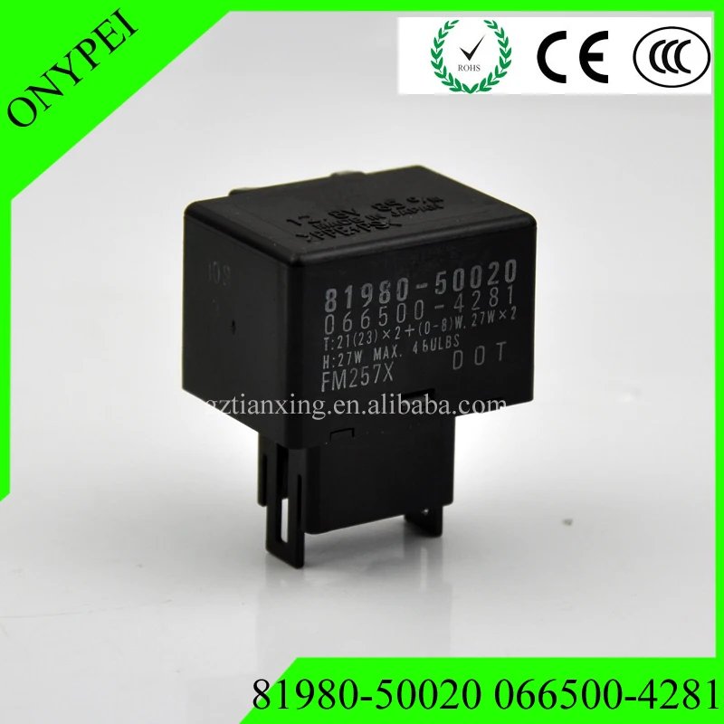 

81980-50020 066500-4281 81980-53020 81980-0E010 Turn Signal Flasher Relay For Toyota Camry Highlander Tundra Lexus RX300