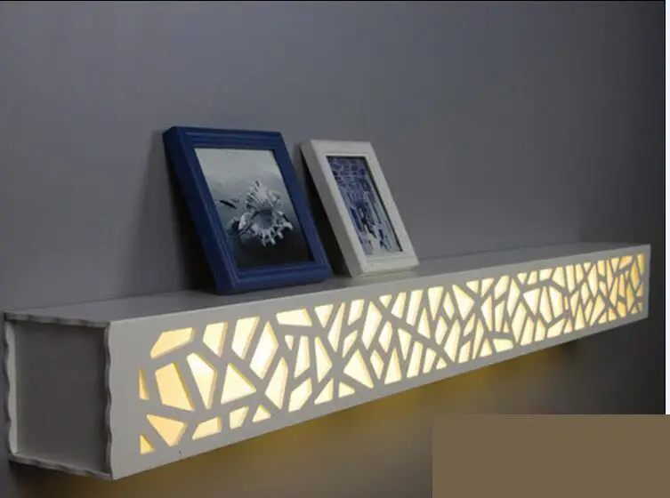 

Modern minimalist living room wall carved LED background lamp bedroom bedside lamp shelf lamp wall lamp creative