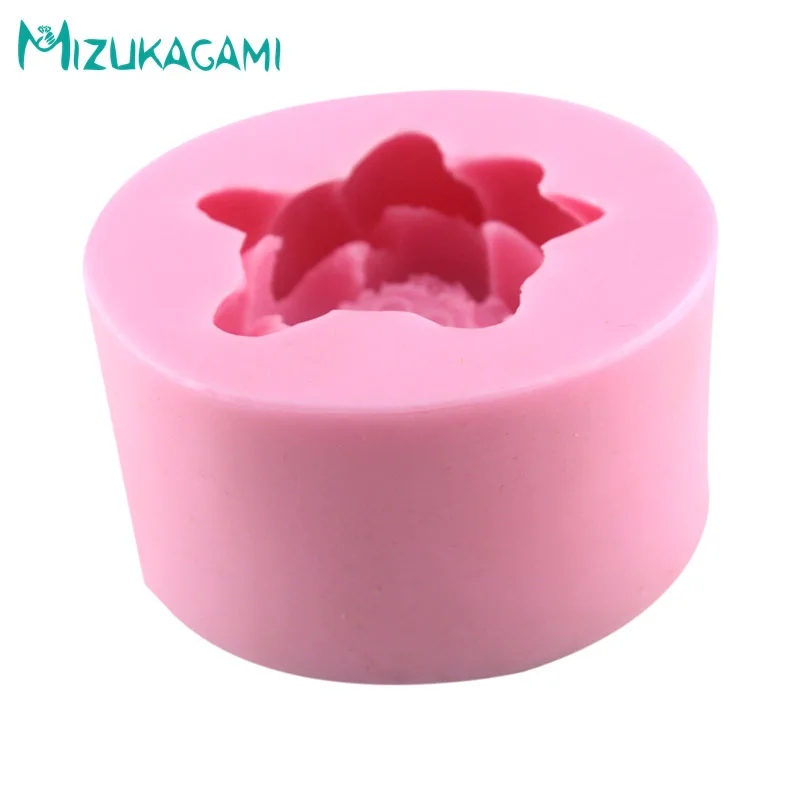 New Plant 3D Lotus Model Chocolate Silicone Mold Fondant Cake Mold Cake Decorating Tool DIY Kitchen Baking Tools MJ-01671