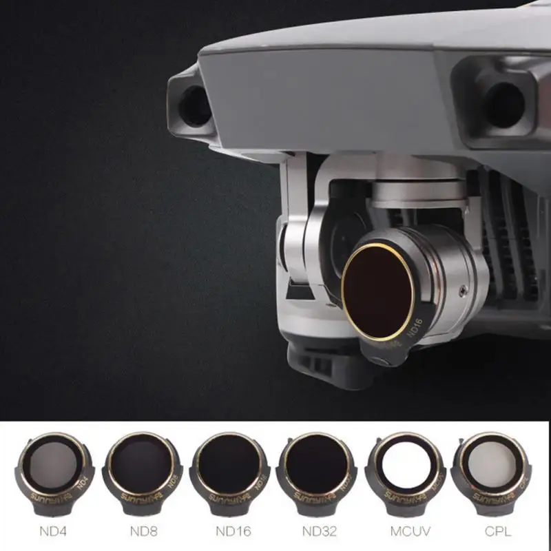 

NEW 6 Pcs/Set Sunnylife Mavic Pro DJI Lens Filter ND CPL MCUV HD High Transmittance Camera Lens Filter for DJI Mavic Pro